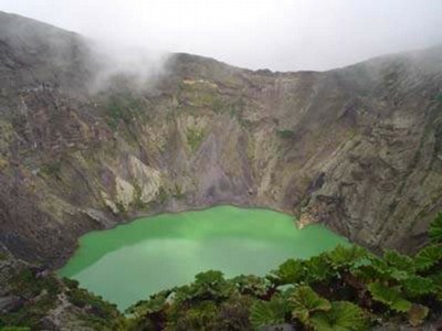 Irazu Vulkan in der Cartago Provinz in Costa Rica